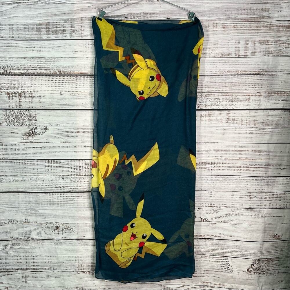 Pikachu Pokemon Loungefly Scarf 2016 Nintendo Fashion‎ Scarf 43" x 75"